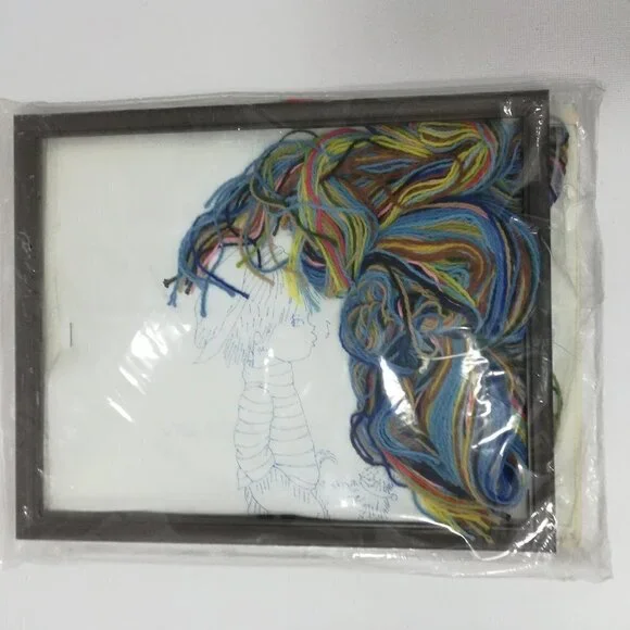 Creative Stitchery Kit Moppets Boy With Dog Everyone Needs A Friend Crewel 787B - Picture 6 of 8